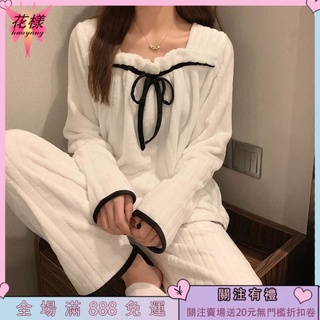 🍒花樣Store🍒24hr出貨🌟臺灣現貨🌟睡衣 珊瑚絨睡衣 法蘭絨睡衣 冬天睡衣 保暖睡衣 套裝睡衣 女生睡衣 家居服