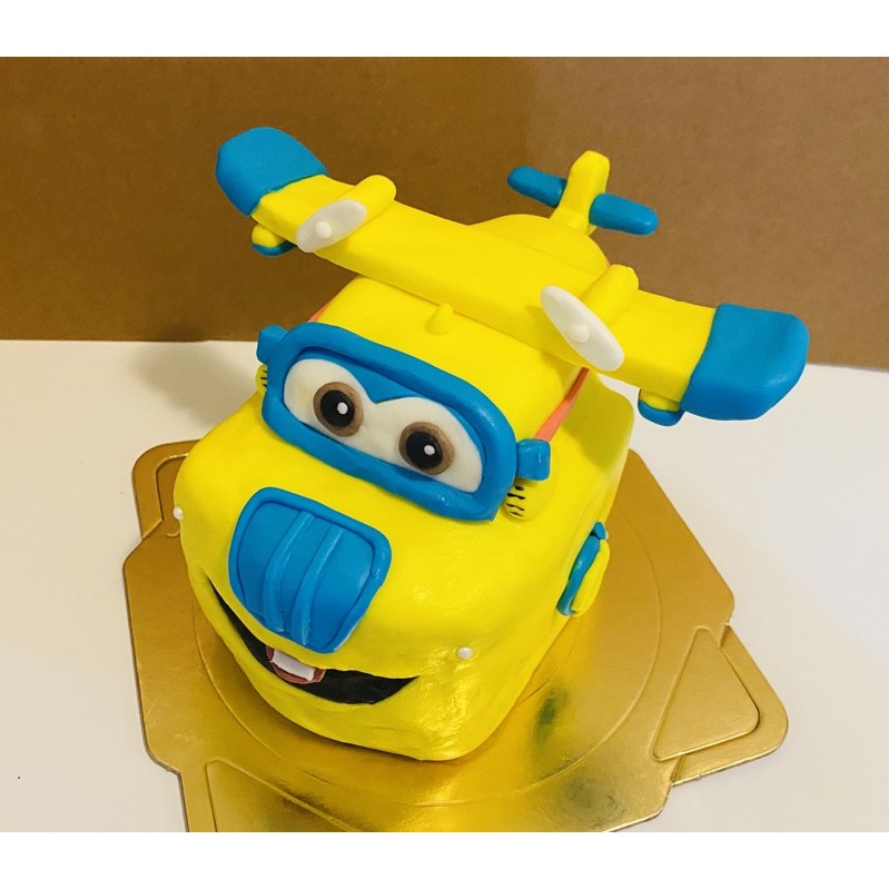 寇比造型蛋糕 全立體 Superwings 超級飛俠 super wings 傑特 杰特 多尼 立體翻糖蛋糕