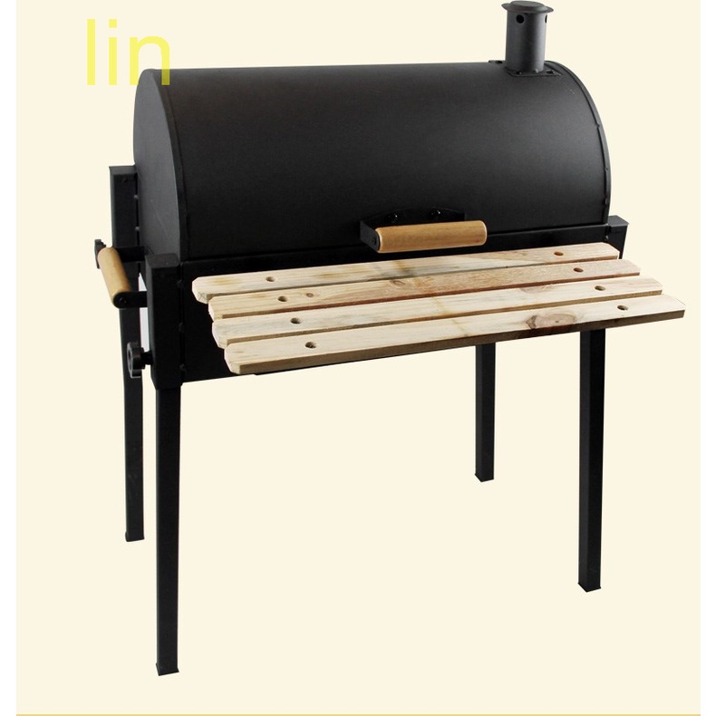 lin美式bbq煙熏家用庭院中2020別墅人戶外新款5木炭號烤爐燒烤燒架