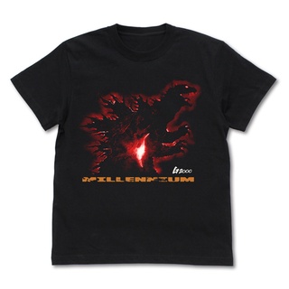哥吉拉 Godzilla 2000 千禧哥吉拉 海報視覺黑色T-shirt T恤