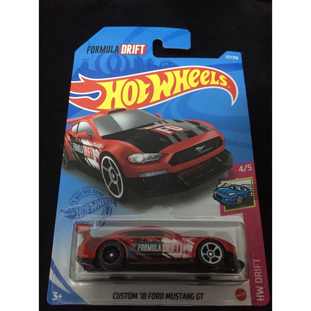 風火輪 hot wheels custom 18 福特 mustang gt 紅色 普卡