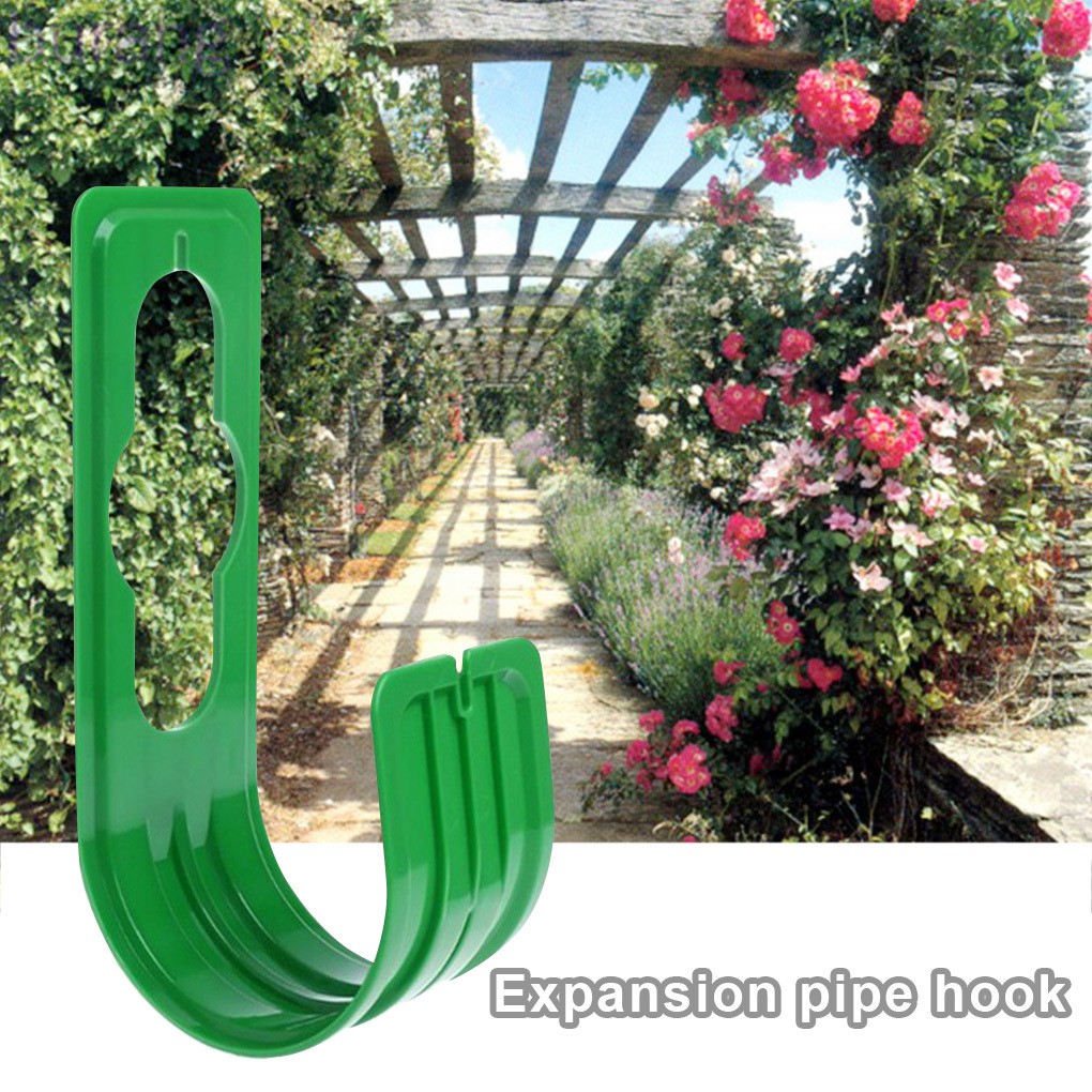 伸縮水管掛鉤 ABS 塑料高壓洗車水管軟管支架掛鉤,綠色 burang