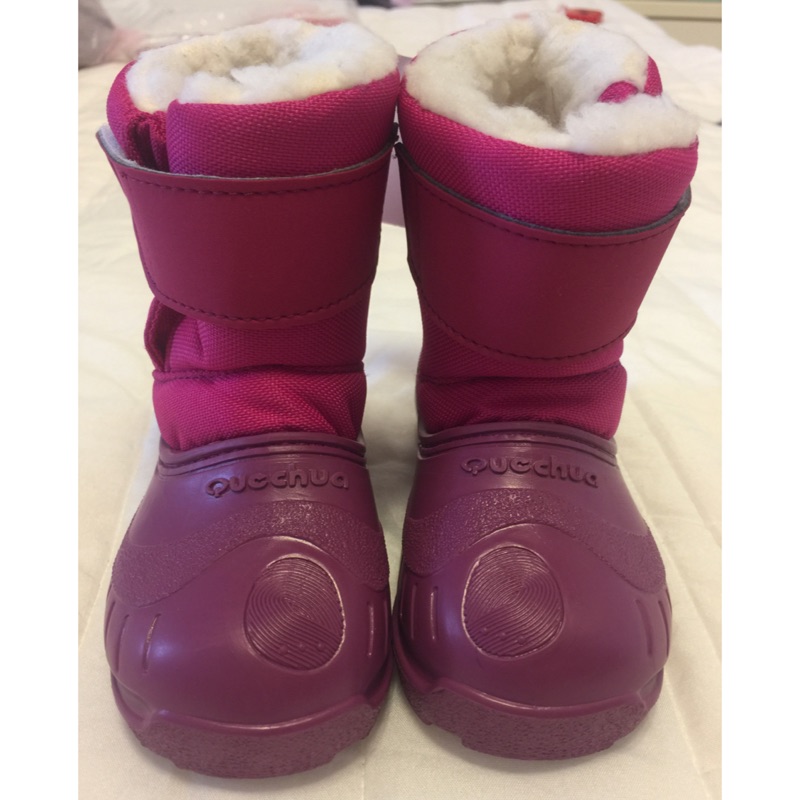 迪卡儂 女童雪地雪靴 12-13cm