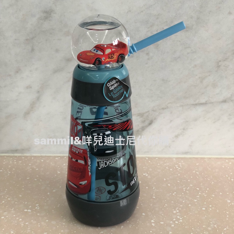 Sammi香港迪士尼代購—閃電麥坤 Cars 水晶球 吸管水壺