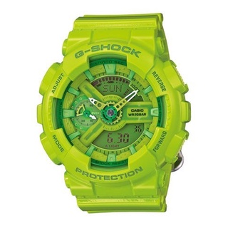 【紐約范特西】現貨 CASIO G-Shock GMA-S110CC-3A 手錶 芥末綠 果凍 綠