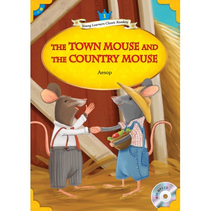 YLCR1:The Town Mouse and the Country Mouse (with MP3)/Aesop 文鶴書店 Crane Publishing