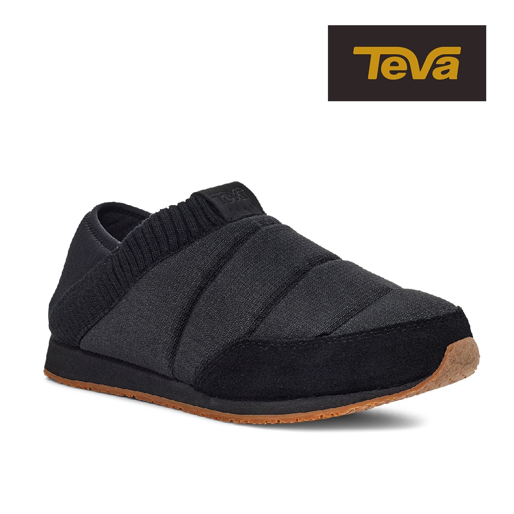 【TEVA】男/女/中性 ReEmber 2 兩穿式防潑水法國麵包鞋/休閒鞋/懶人鞋-黑色 (原廠現貨)