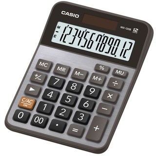 CASIO MX-120B雙電源12位數計算機