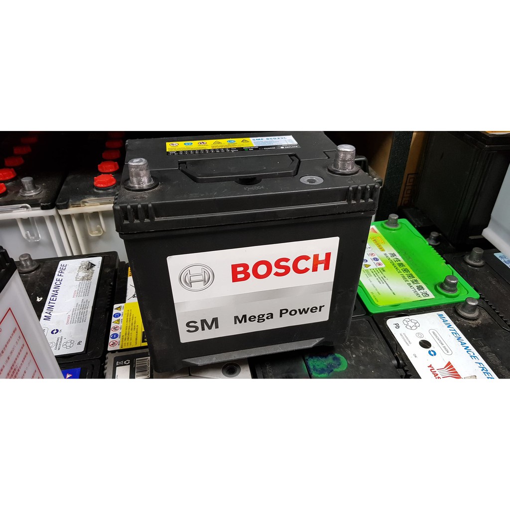 (二手中古電池) BOSCH 80D23L-SMF 免保養汽車電池 數值漂亮，品項優