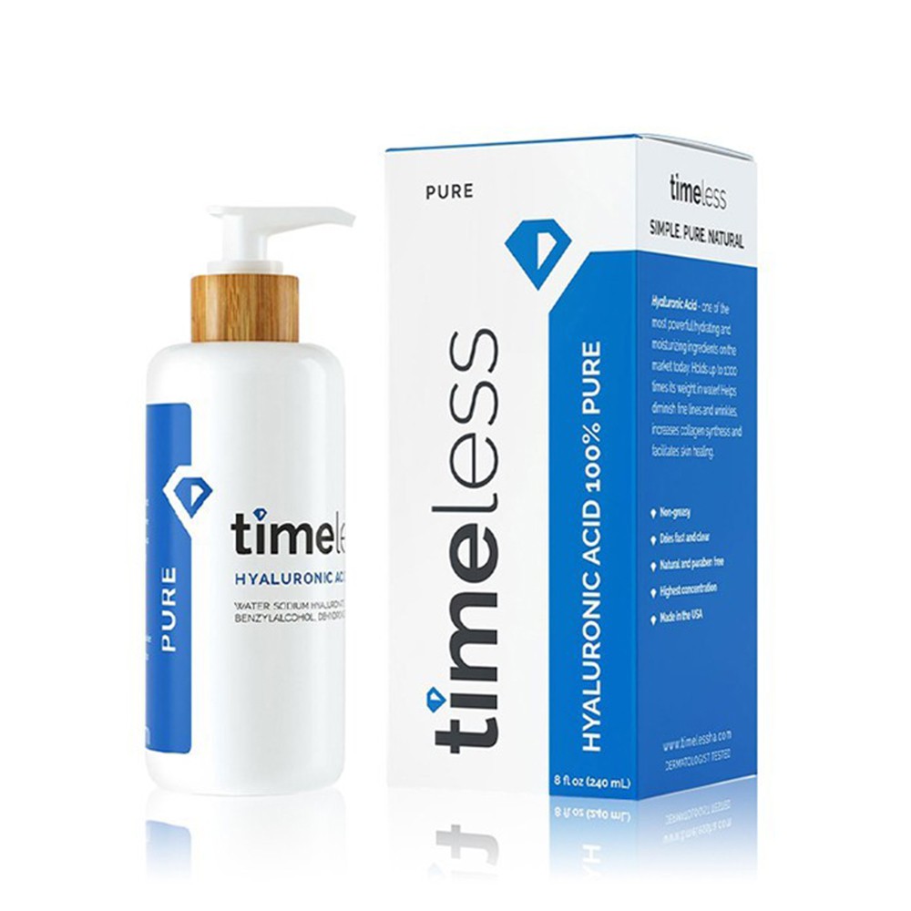Timeless 強力推薦超保濕玻尿酸精華液新款搪瓷瓶240ml 預購 蝦皮購物