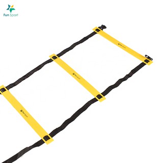 [爾東體育] Fun Sport 繩梯 可調間距(8公尺)(附袋) Agility Ladder 速度梯繩 敏捷梯繩