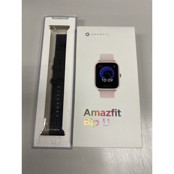 【Amazfit】Bip U 健康運動心率智慧手錶(心率血氧/台灣繁體版)-粉