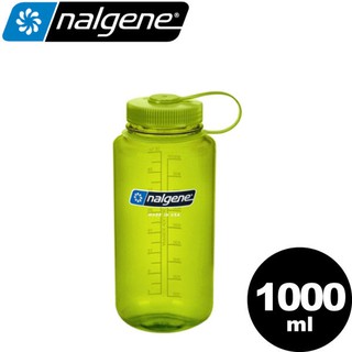 【Nalgene 美國 寬嘴壺-1L《春綠色》】2178-2022/運動水壺/休閒壼/隨身瓶/悠遊山水