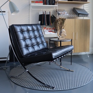「廠家直銷」Barcelona Chair 巴塞隆納椅💺設計師休閒椅 腳踏 靠背椅躺椅單人沙發雙人沙發懶人沙發沙發椅