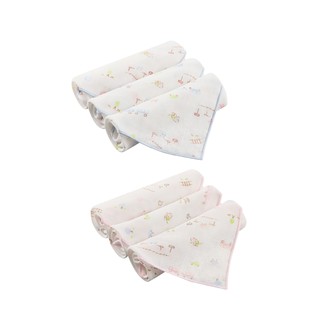 日本 Combi 手帕3入-快樂車車(2色可選)【安琪兒婦嬰百貨】