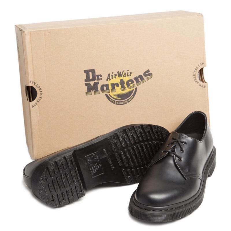 現貨Dr.Martens經典1461 MONO 3孔馬汀鞋-黑色