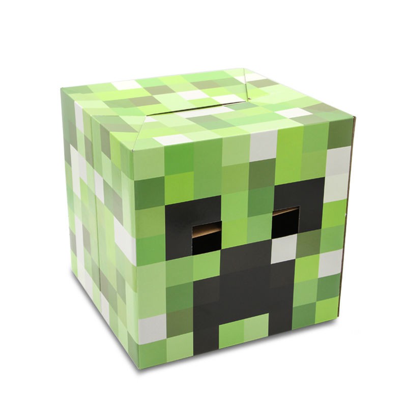 我的世界頭套道具minecraft面具苦力怕史蒂夫僵尸玩具cos人偶周邊 蝦皮購物
