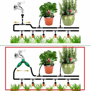 一分二帶開關三通球閥多功能洗車水槍配件修補軟管水管水龍頭快速通水接頭奶嘴塑膠家用Y形洗衣機水龍頭接頭一分二雙通閥門分水器
