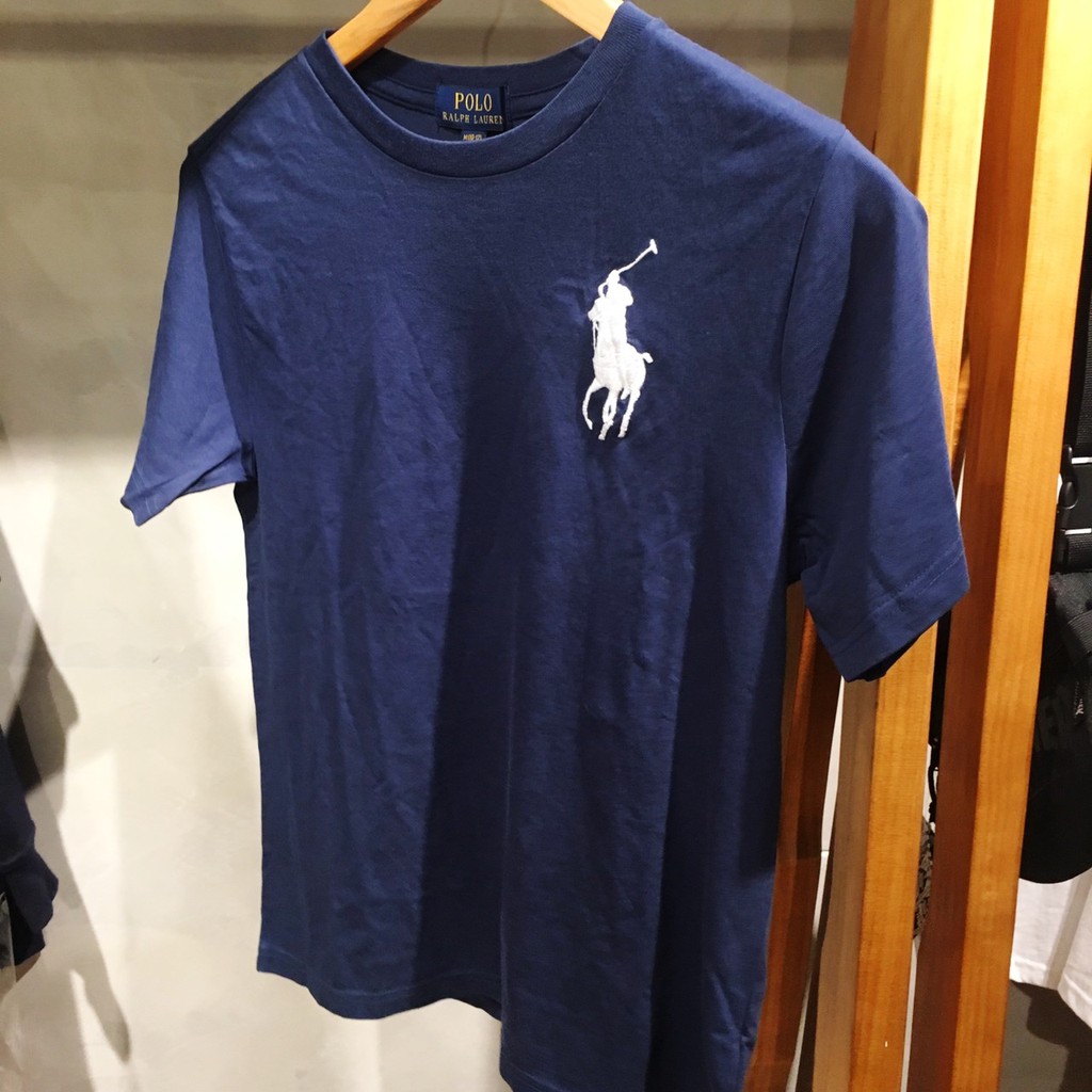 Ralph Lauren Polo 大馬刺繡  T-Shirt 青年版 深藍 美國公司貨 全新正品