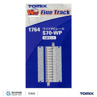 TOMIX 1764 寬路基 PC直軌 S70-WP(F) (4入)