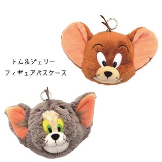 沛吉兔日貨館。日本直送 現貨在臺 NICI 湯姆貓與傑利鼠 Tom Jerry 伸縮票卡包 吊飾 悠遊卡 上班打卡 證件