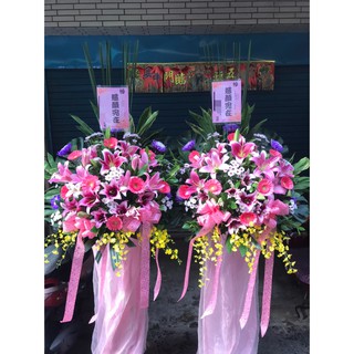 花堡花坊 弔唁花籃告別式花禮喪禮花籃高雄花籃屏東花籃高架西洋花籃 蝦皮購物