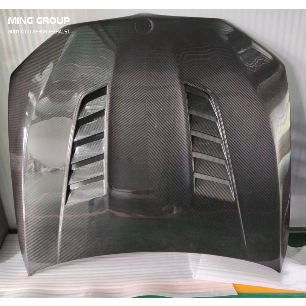 【MING GROUP國際】BMW G30 G31 乾碳纖維 鍛造紋 引擎蓋