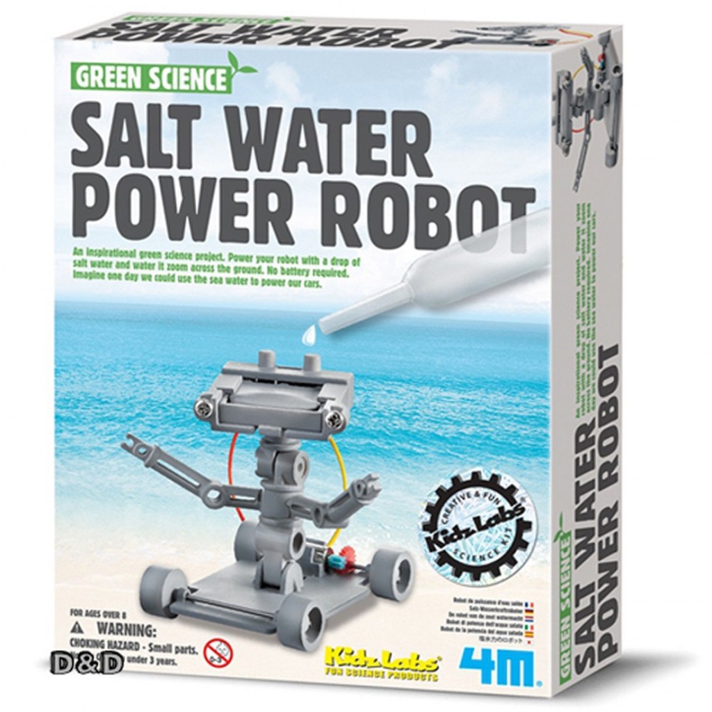 4M 科學探索 Salt Water Power Robot 氯化鈉機器人