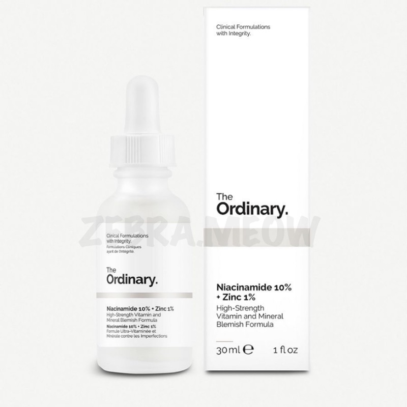 The ordinary - 維生素 B3 (菸鹼胺)10% + 鋅1% ﻿ 英國代購