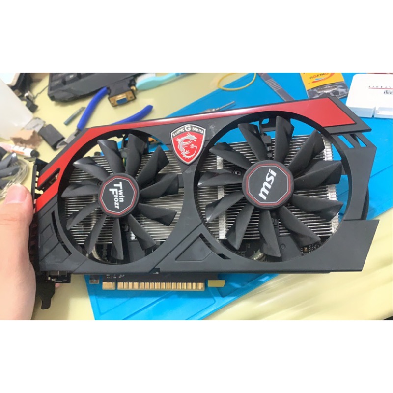 MSI GTX 750ti 2G OC 顯示卡 紅龍 龍魂 免6Pin供電