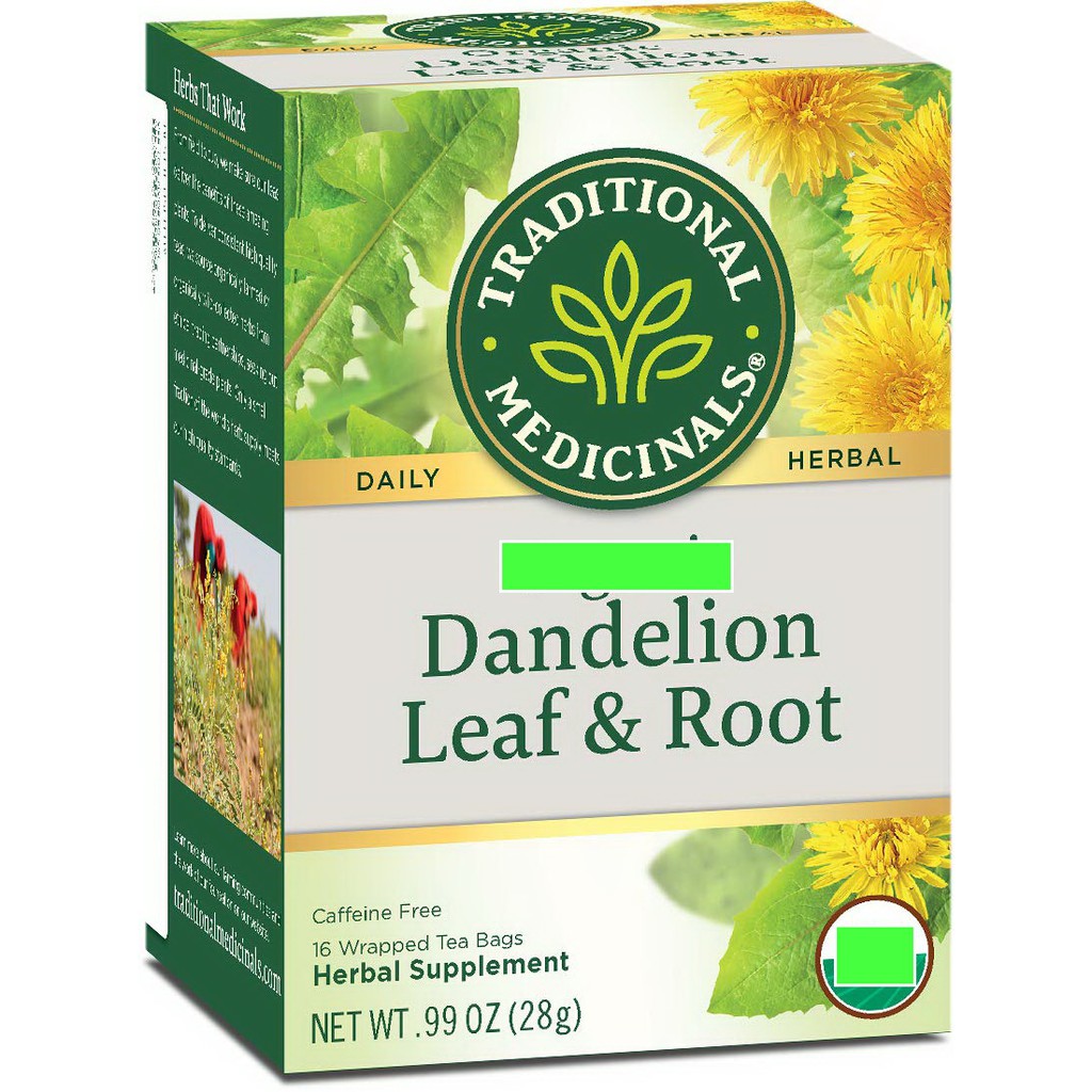 Traditional Medicinals 蒲公英葉和根茶Dandelion+玫瑰果+洛神花，美國茶包2025年