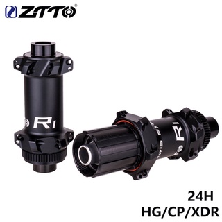Ztto 公路自行車碟剎 R1 中心鎖 72 Clicks 花鼓 12x142 直拉 24 孔 Freehub 超輕自行