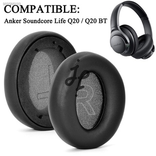 J&J替換耳罩 適用於 Anker Soundcore Life Q20 / Q20 BT 主動式降噪耳機罩 卡扣簡易