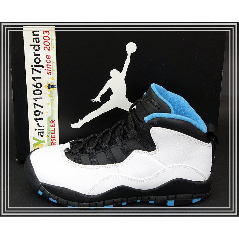Nike Air Jordan 10 OG GS 白 藍 黑 10代 310806-106 US 4Y~6Y 大童 女鞋