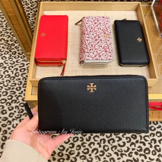 【預購】美國代購 Tory Burch TB 秋冬新色 經典款 荔枝皮革 拉鍊 長夾