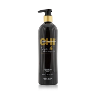 CHI - 摩洛哥堅果油及辣木油洗髮精-不含硫酸鹽及對羥苯甲酸酯Argan Oil Plus Moringa Oil S