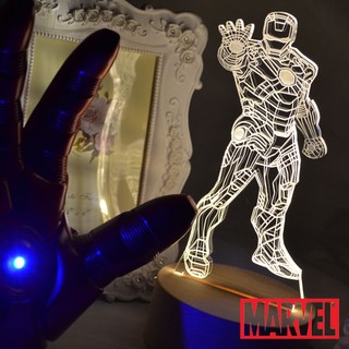 RA Design 3D LED 小夜燈 美國設計師 鋼鐵人 【原價1280元】 迪士尼 創意3D MARVEL