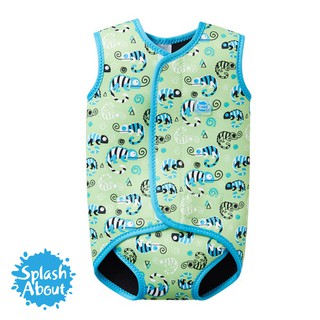 《Splash About 潑寶》BabyWrap 包裹式保暖泳衣 - 國王變色龍