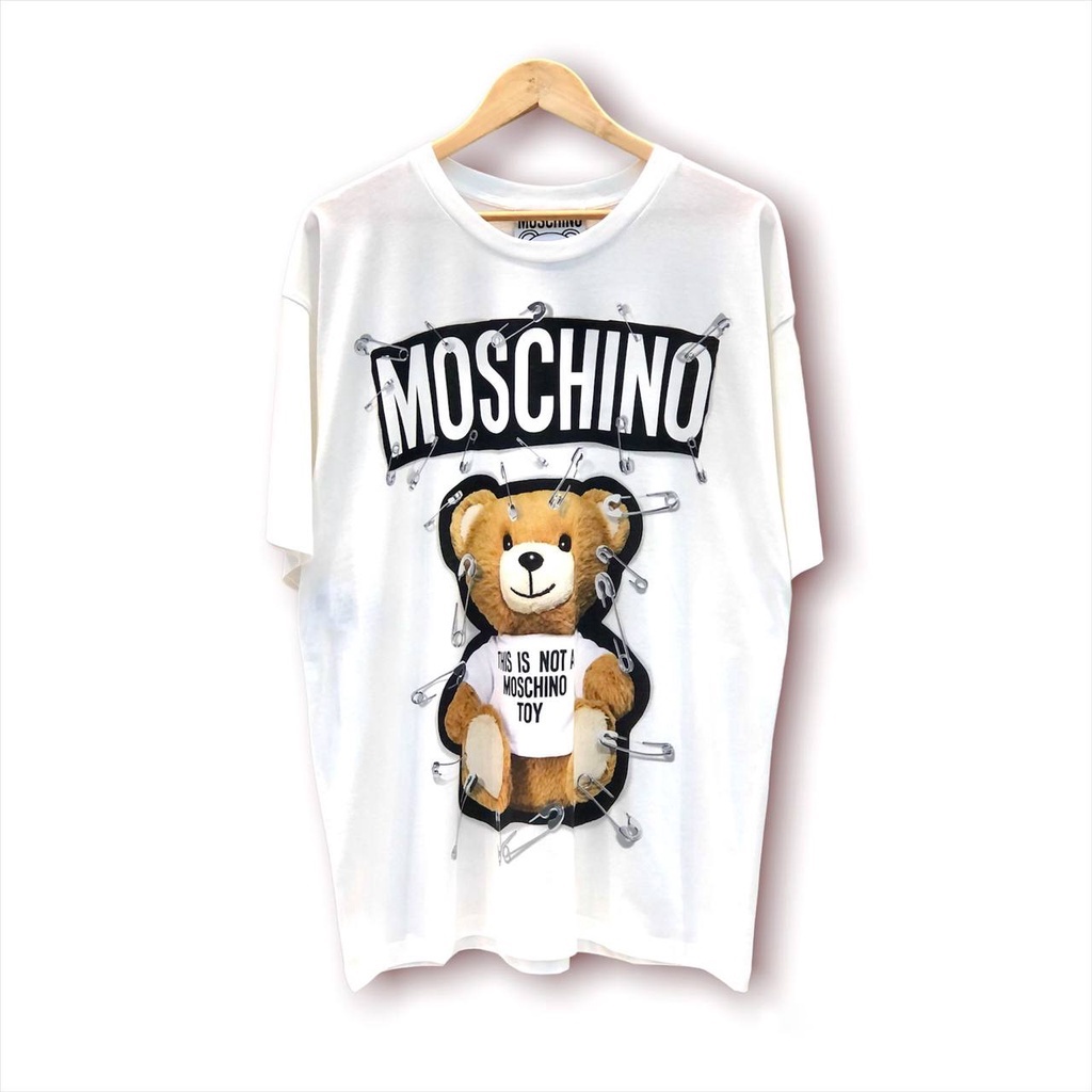 Moschino T恤泰迪熊別針原裝正品