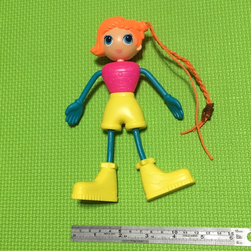 2002 麥當勞玩具 McDonald's 貝蒂姐妹 Betty Spaghetty Mandy 娃娃 公仔 手腳可動