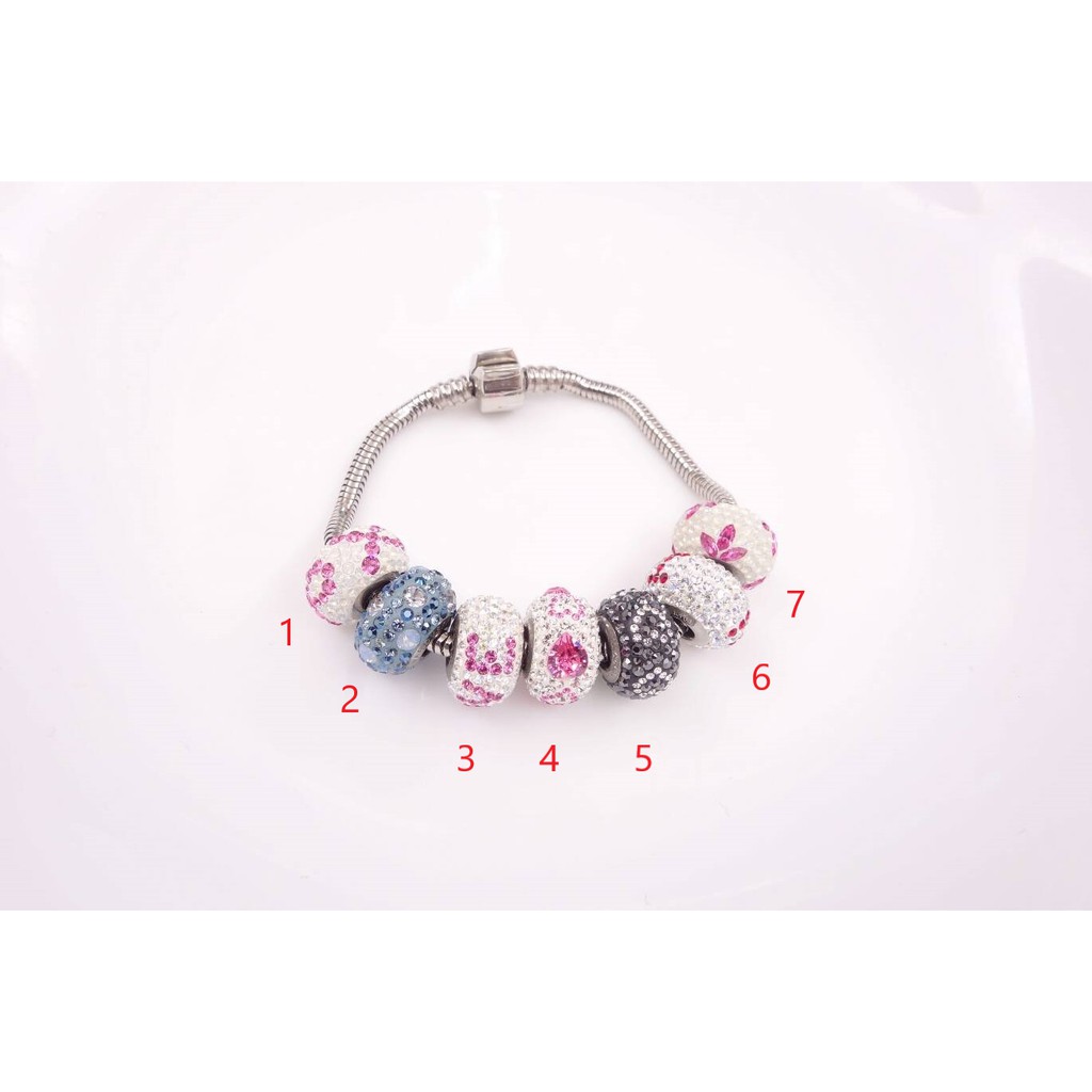Swarovski施華洛世奇水晶迷人串珠 可適用潘朵拉pandora 299元 單顆 蝦皮購物