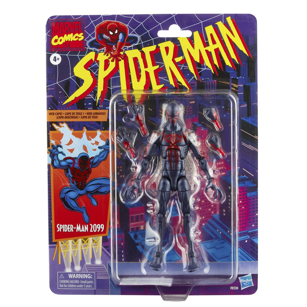 【超萌行銷】現貨 Marvel Legends 漫威 Spider-Man 2099 蜘蛛人 6吋 復古 吊卡