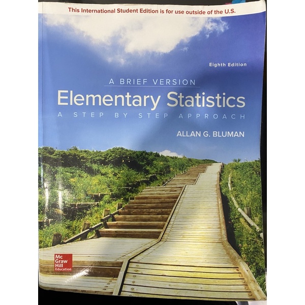 統計學 Elementary Statistics：A Brief Version 8／e Bluman （第八版）