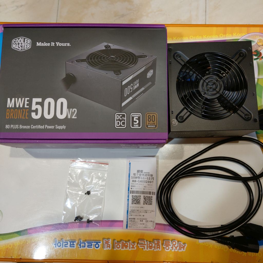 酷碼 Cooler Master 500W銅牌 電源供應器 保固內