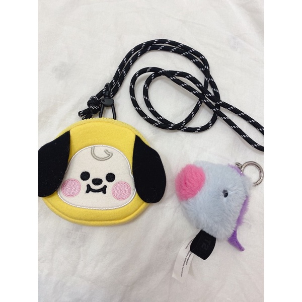 BT21零錢包絨毛版鑰匙圈吊飾Chimmy//koya