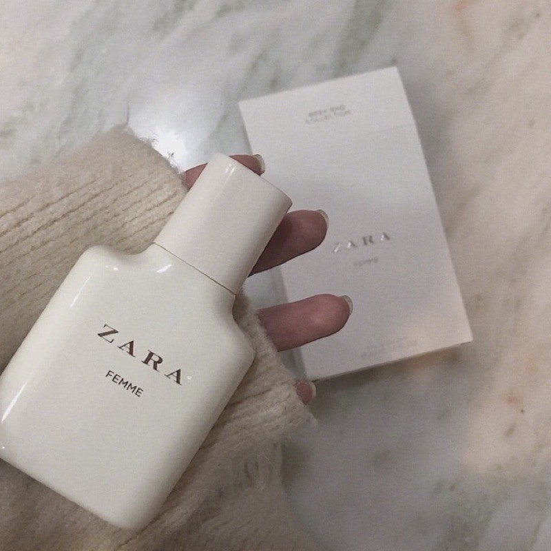 Zara Femme 香水高級淡奶香味東方香調淡香水女香小紅書app推薦zara香水正品代購 蝦皮購物