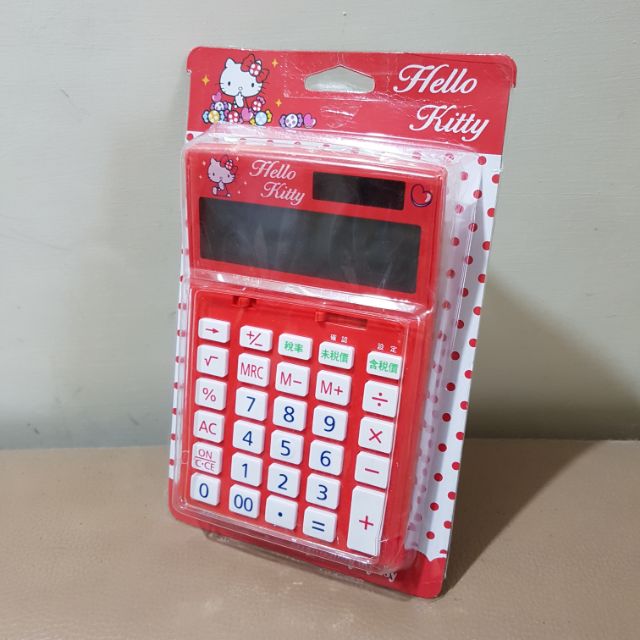 【正版三麗鷗】Hello Kitty KT-800稅率計算機 12位數