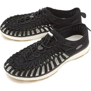 =CodE= KEEN UNEEK O2 SANDALS 編織彈性綁繩包後跟涼鞋(黑白) 1017050 戶外 拖鞋 男