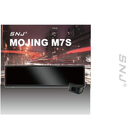 掃描者 魔鏡 SNJ M7S 電子後視鏡 前後1080P 專利 GPS 測速提醒 送32G 行車紀錄器 TS碼錄影