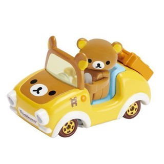 ☆88玩具收納☆日本直送 多美小汽車 拉拉熊 R07 懶懶熊 咖啡色 懶熊車 敞篷車 合金模型車 公仔 收藏品 擺飾